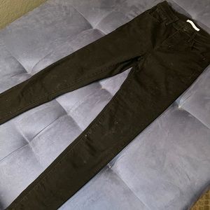 Levis 720 High Rise Super Skinny Black Jeans 25
